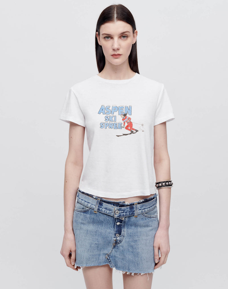 Re/Done CLASSIC "SKI SPREE" TEE