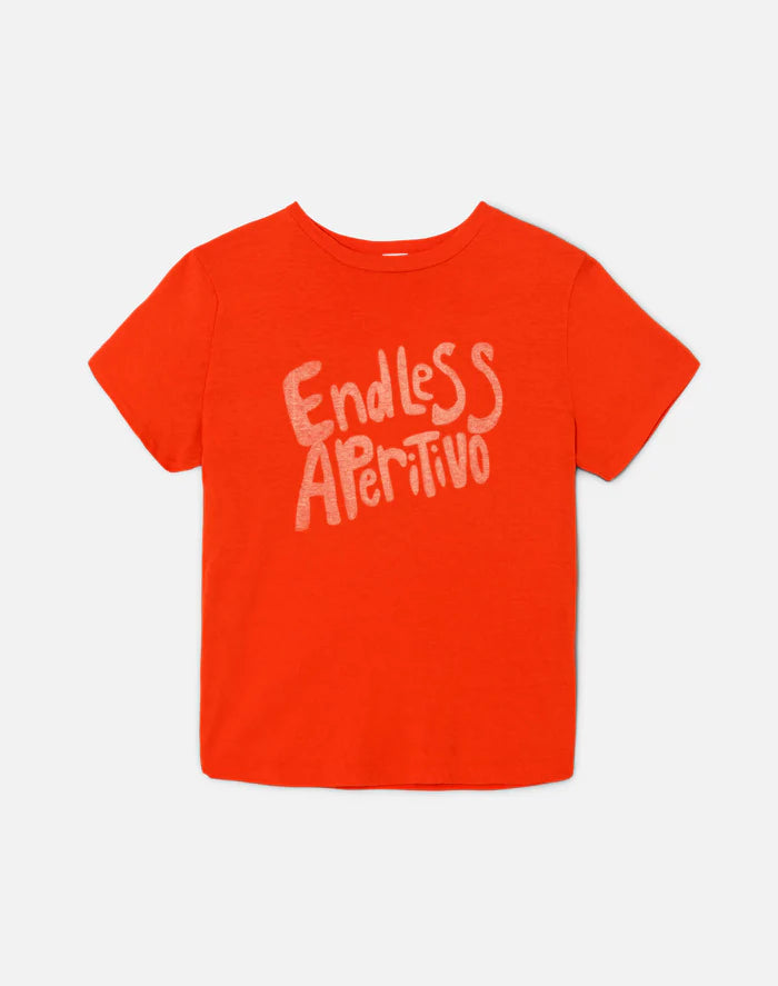 RE/DONE Classic Tee Endless Apertivo
