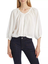 Dôen Jiana Cotton-Blend Blouse