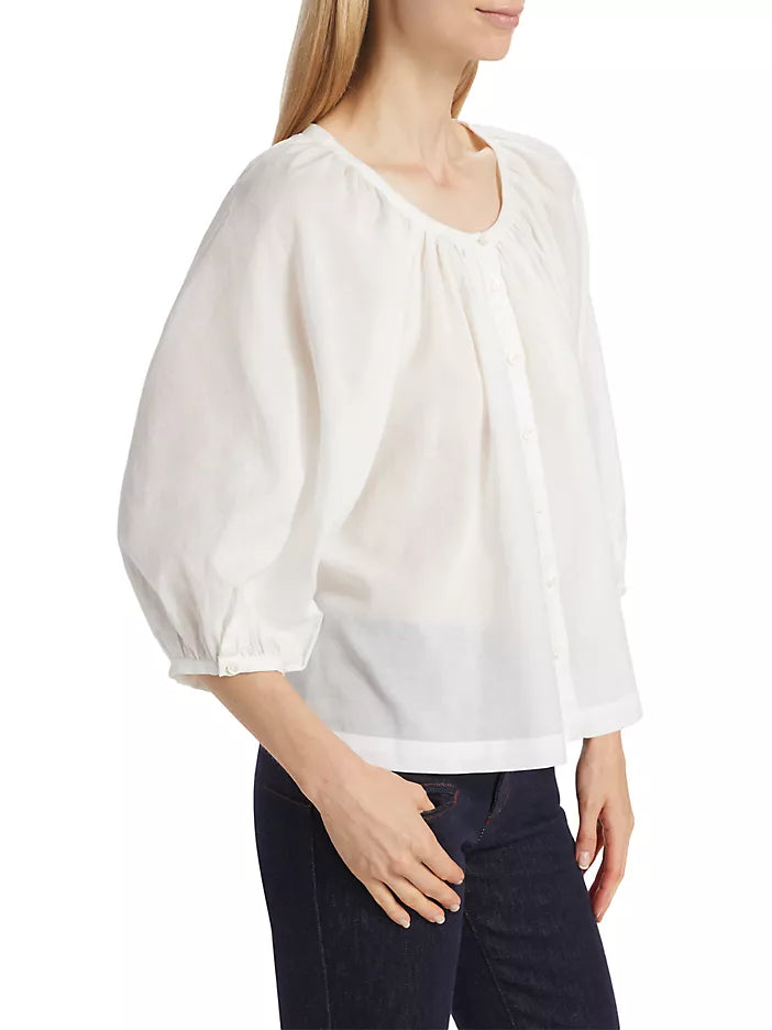 Dôen Jiana Cotton-Blend Blouse