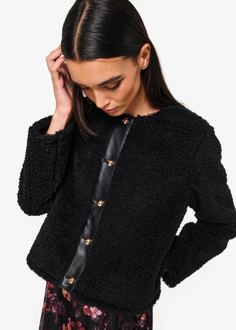 Cami Nyc PAVAN SHERPA JACKET BLACK