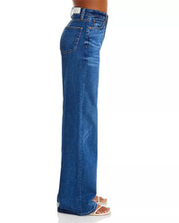 Re/Done 70s Ultra High Rise Wide Leg Jeans in Monterey Faded