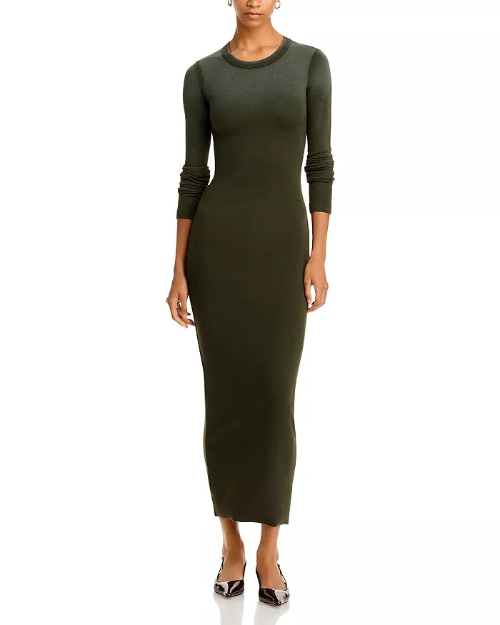 Cotton Citizen Verona crewneck maxi Dress alpine cast