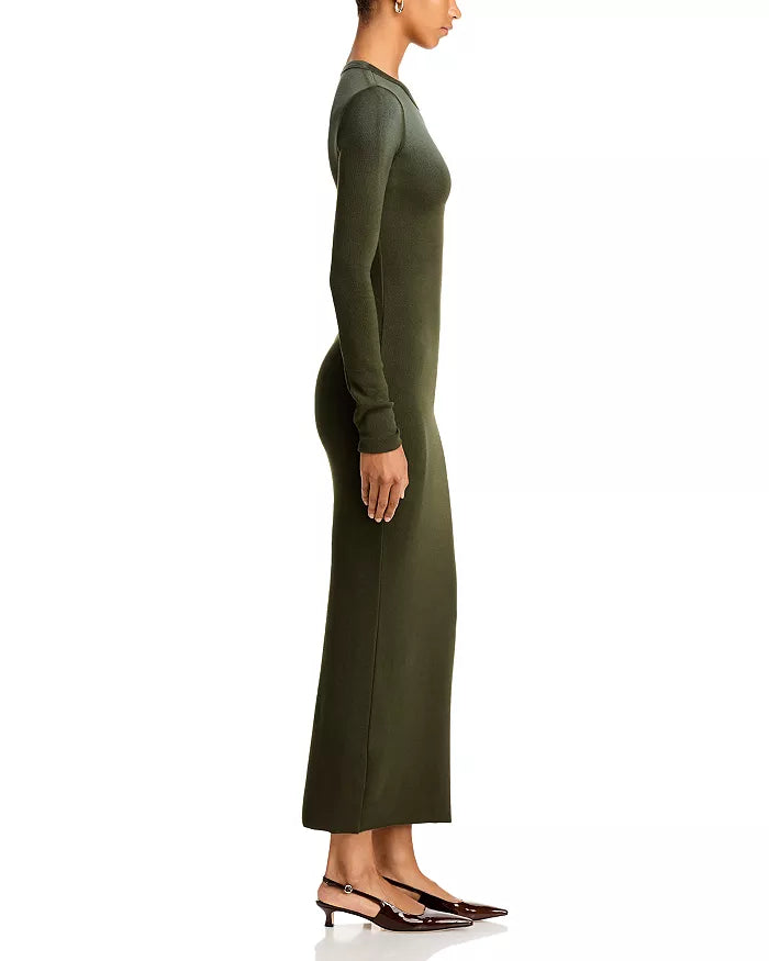 Cotton Citizen Verona crewneck maxi Dress alpine cast