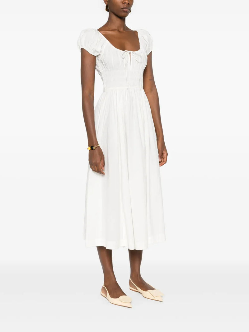 Dôen DÔEN Quinn midi dress In Salt