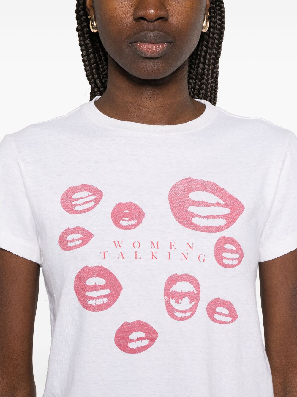 RE/DONE Women Talking T-shirt