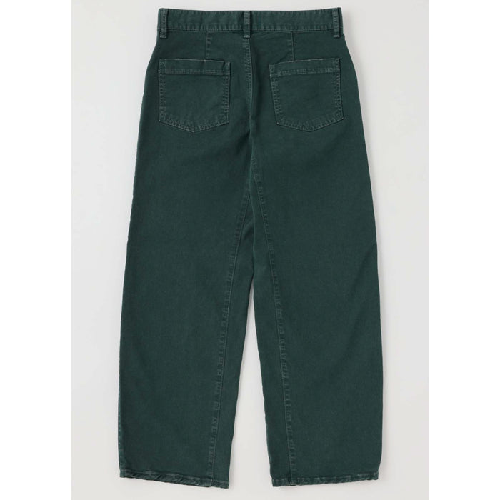 Moussy Vintage Pomonok Gusset Cargo Pants in Pine Dark Green