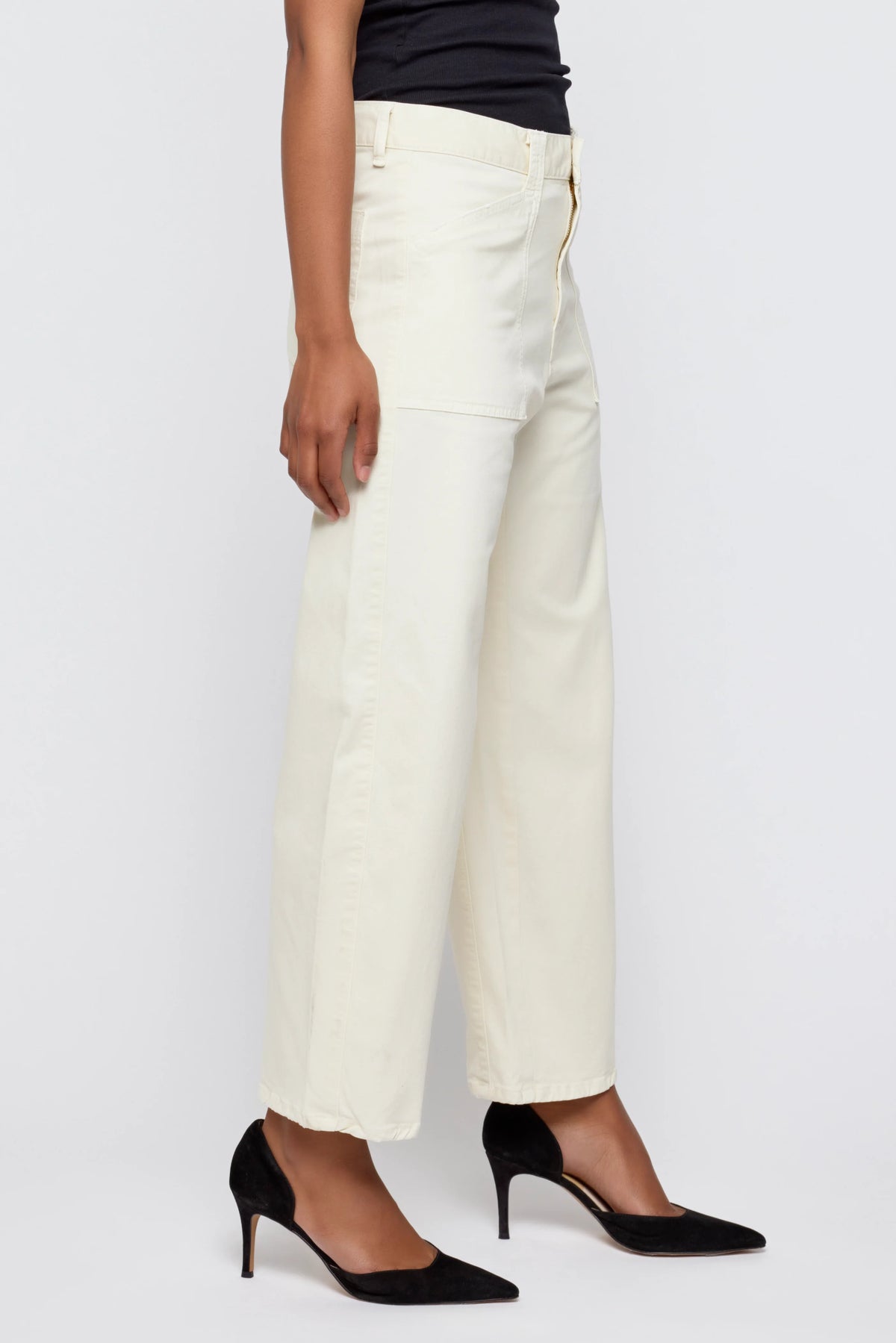 MOUSSY VINTAGE GUSSET CARGO - Pomonok Ivory