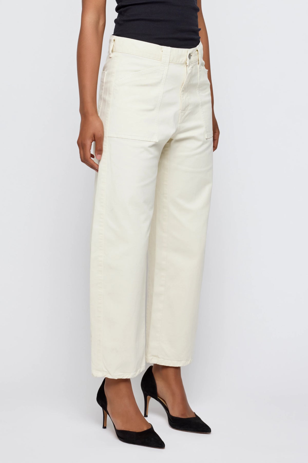 MOUSSY VINTAGE GUSSET CARGO - Pomonok Ivory