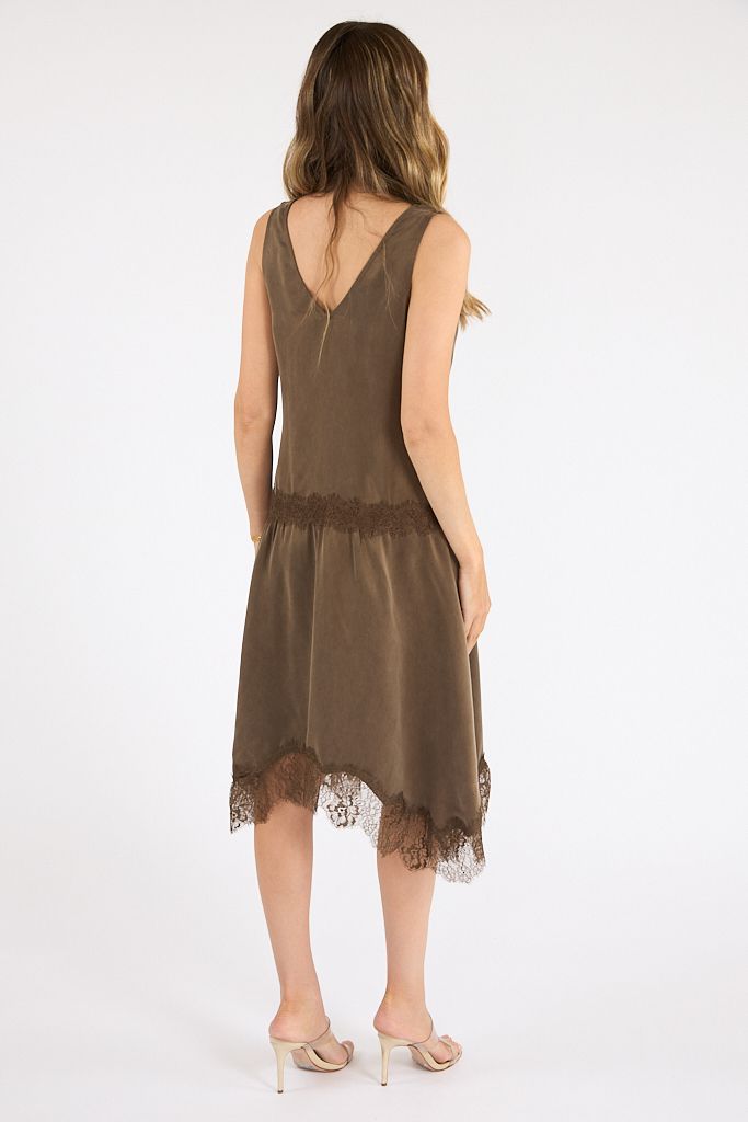 Xirena Bronwyn Dress Olive Brown