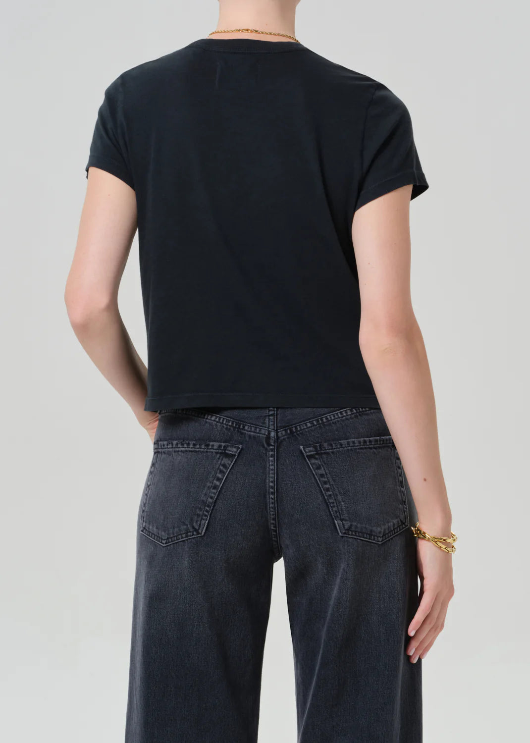 Citizens of Humanity Kyle Tee In Washed Black