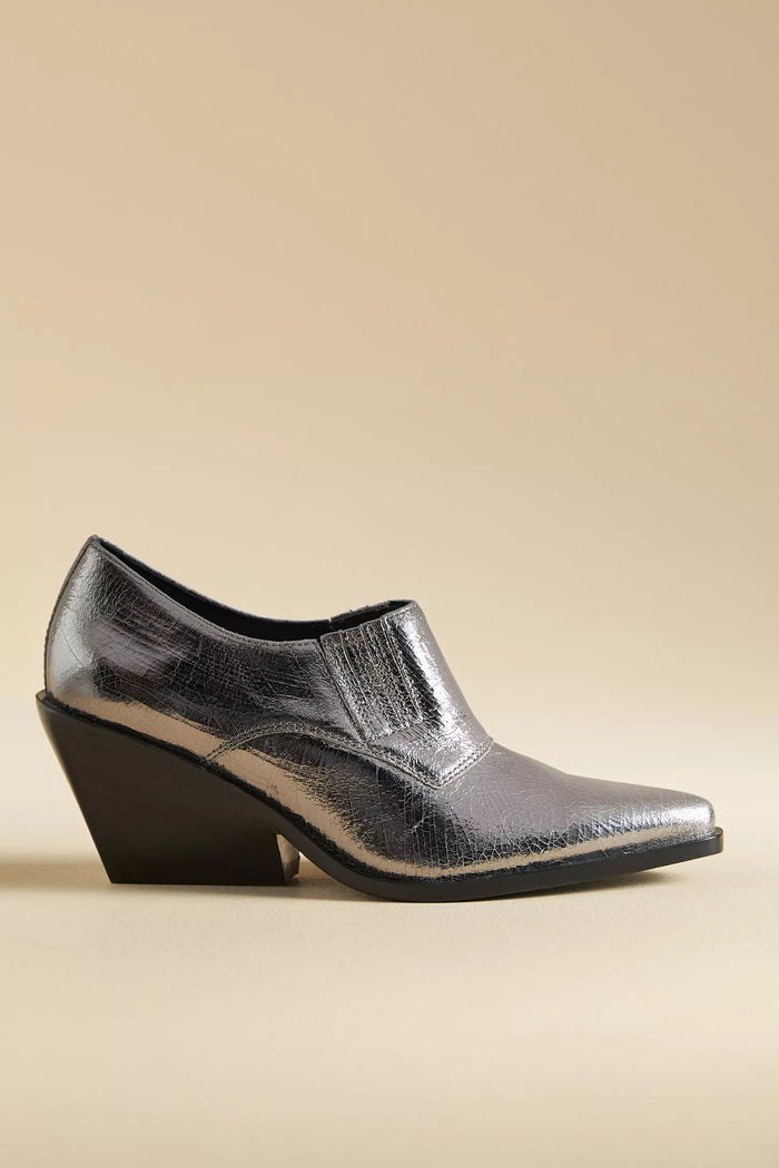 Seychelles Seattle Booties Metallic Pewter