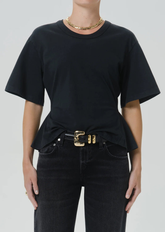 Citizens Of Humanity Rework Men's Tee In Washed Black