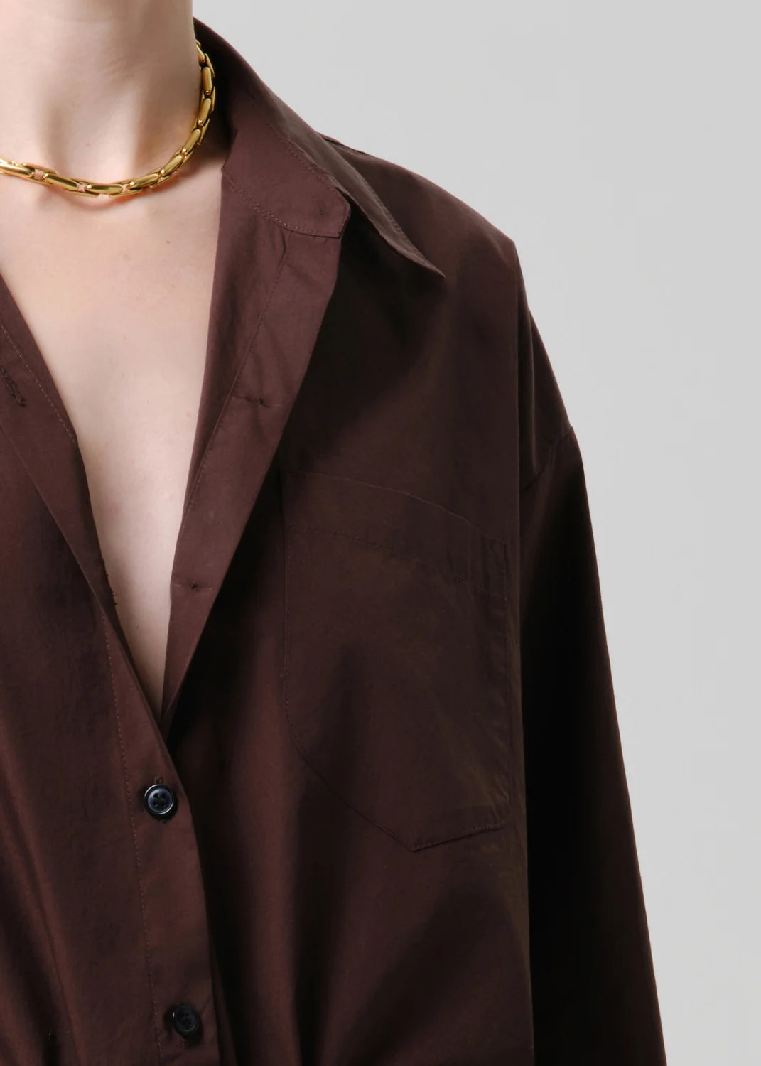 Citizens of Humanity Petit Ami Shirt In Brun