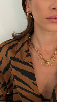 Ellie Vail Jewelry - Ellie Vail - Jayden Paper Clip Chain Necklace