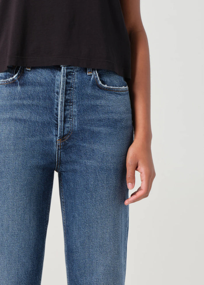 Agolde 90'S PINCH WAIST CROP IN SOLACE