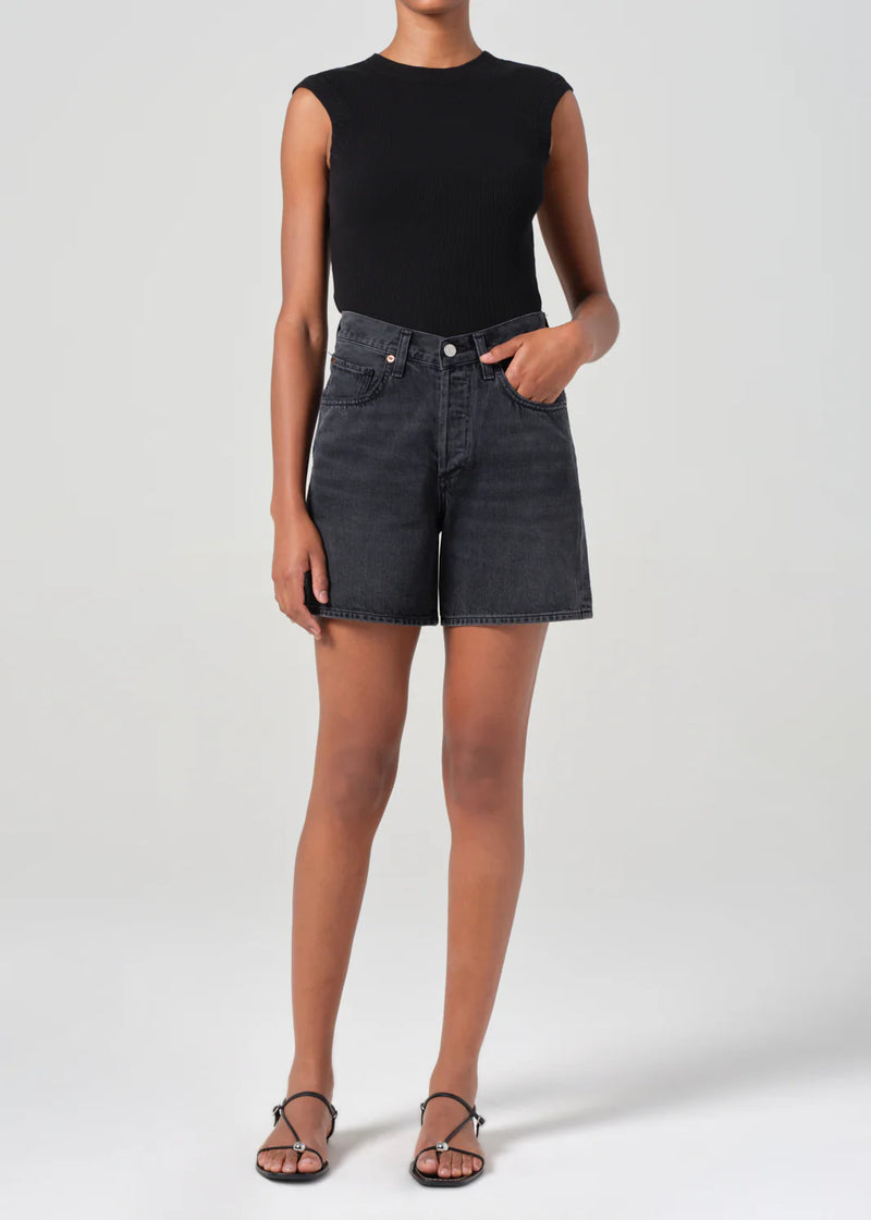 AGOLDE V-WAIST SHORT IN BOUNCE