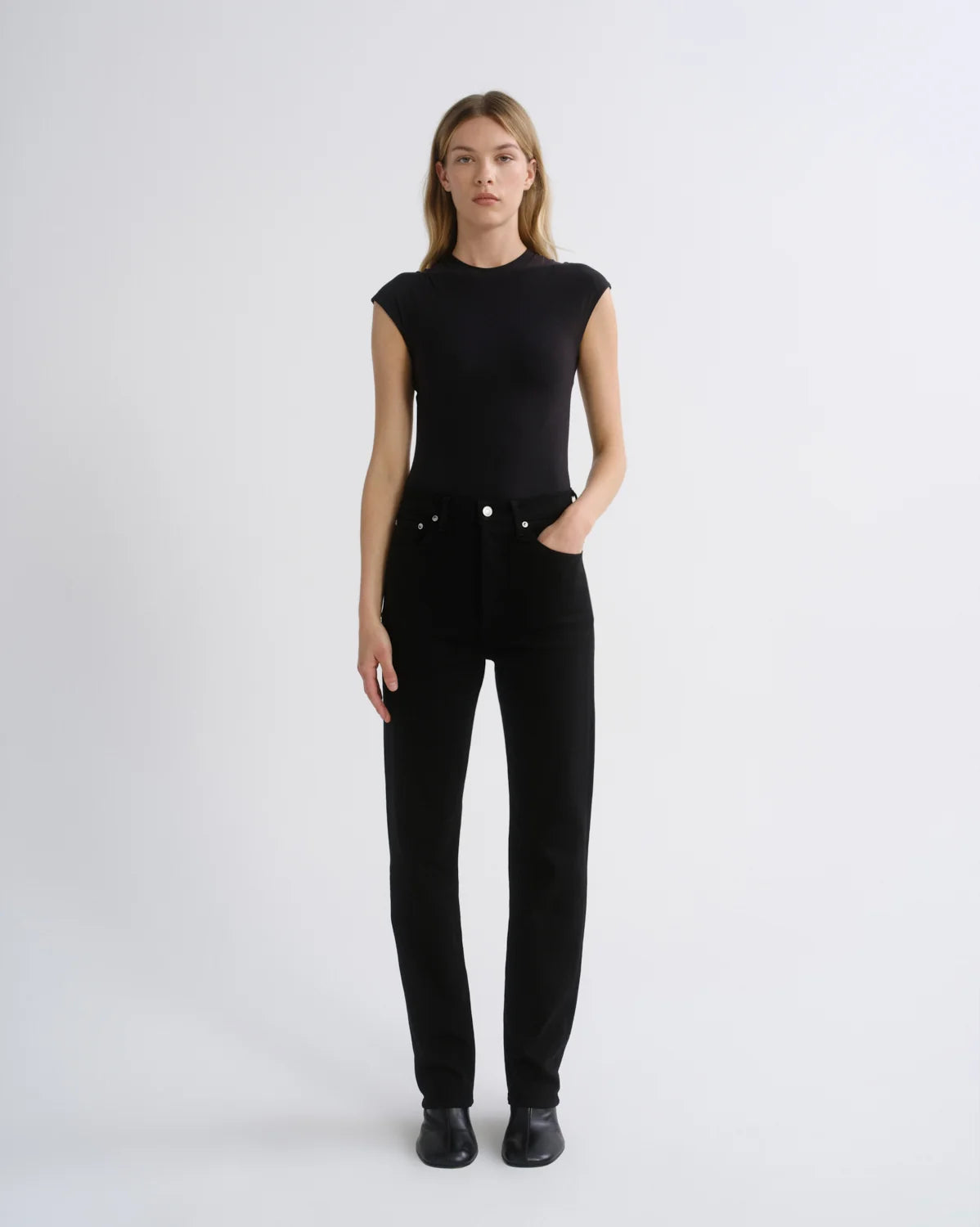 Agolde 90'S PINCH WAIST HIGH RISE STRAIGHT LONG (WEIGHTLESS STRETCH) Cover