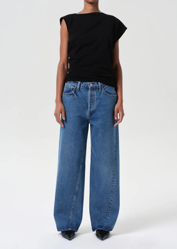 Agolde TWIST LOW SLUNG BAGGY IN MYTH