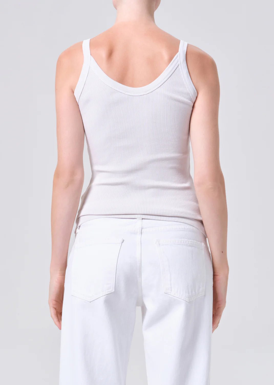 AGOLDE Jordan Tank - Powder