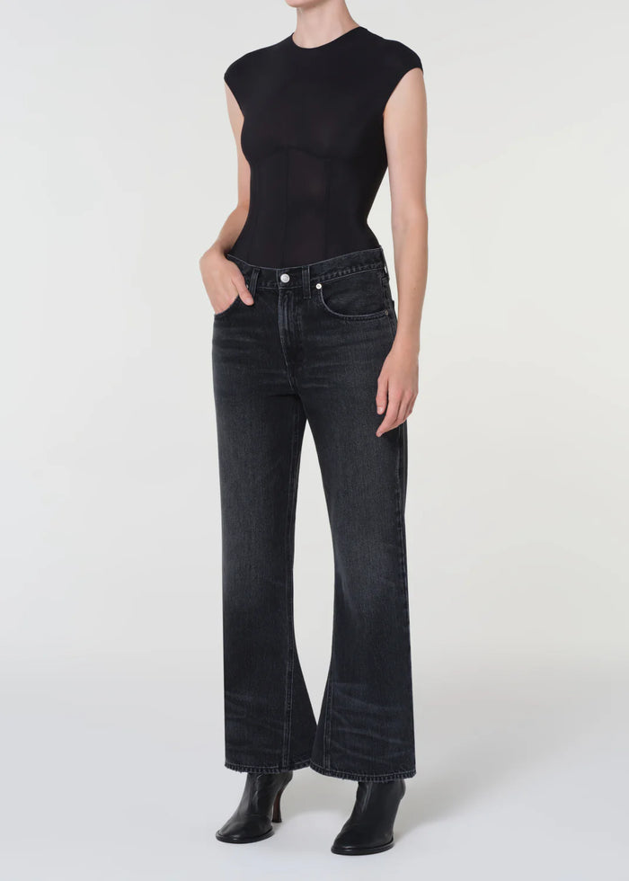 AGOLDE NADIA BODYSUIT IN BLACK