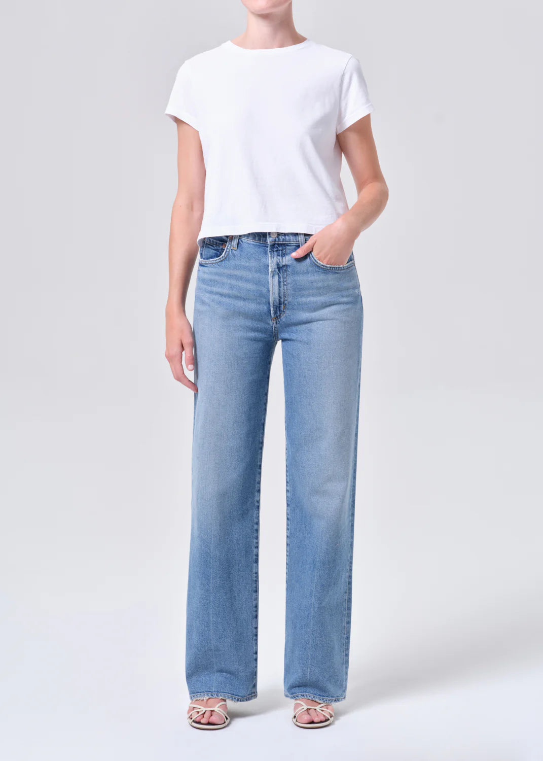 AGOLDE HARPER STRAIGHT JEAN (COMFORT STRETCH) IN KINDLE