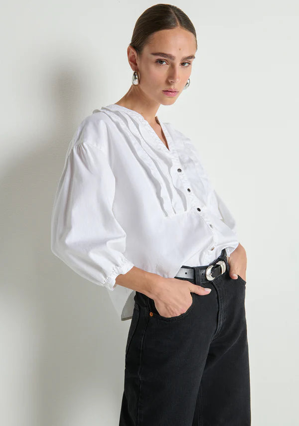 Nation Ltd Amelia Ruffle Shirt