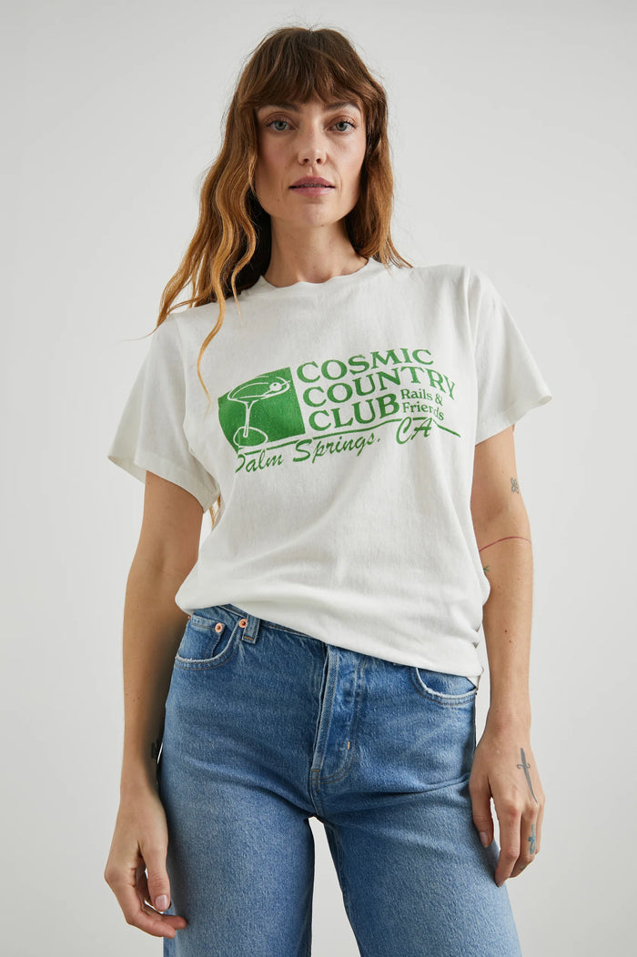 Rails Boyfriend T-Shirt Cosmic Country Club