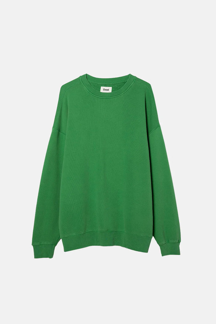 Elwood OVERSIZED CORE CREWNECK Vintage Green