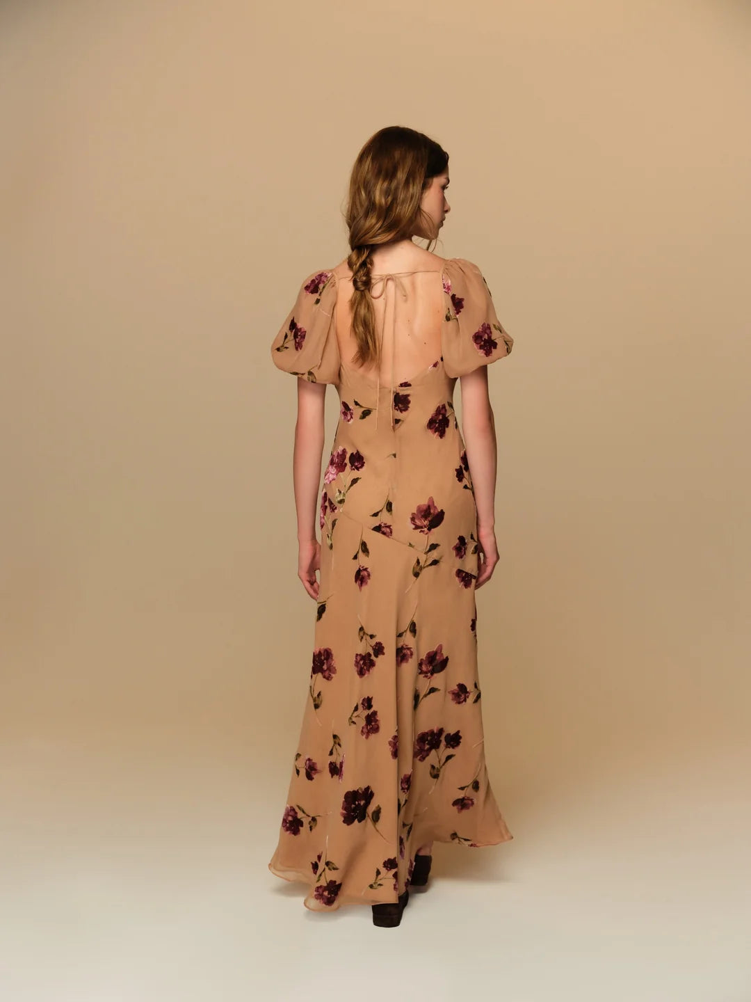 For Love & Lemons Flora Velvet Maxi Dress