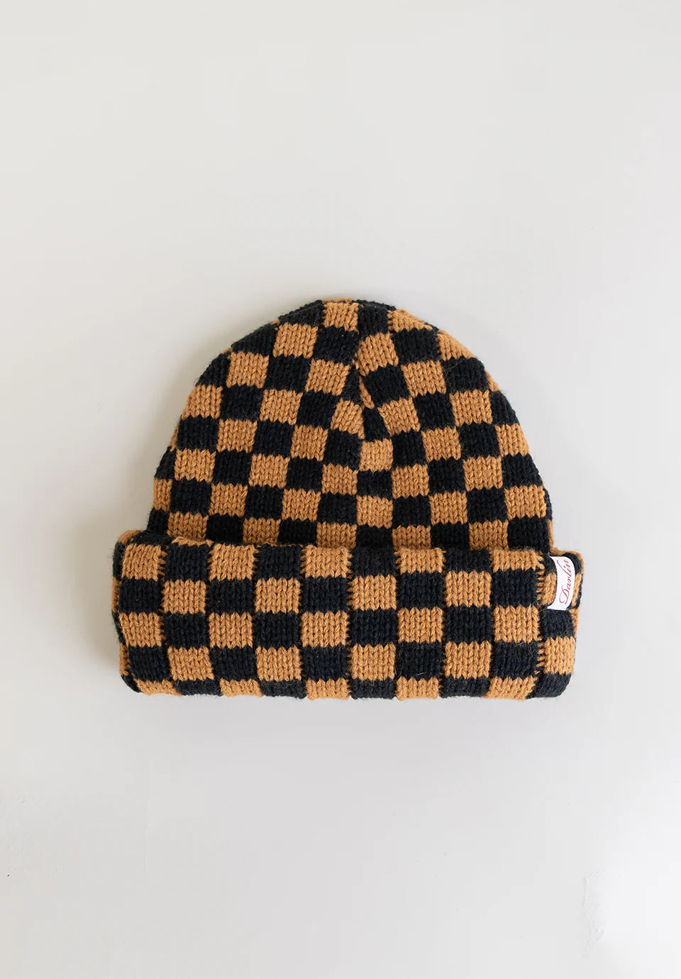 DARLIN' BEANIE - BLACK and CHECKMATE