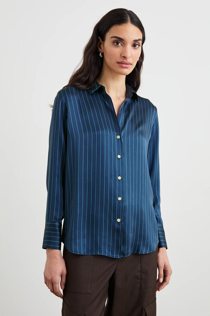 Rails Dorian Shirt Arctic Stripe