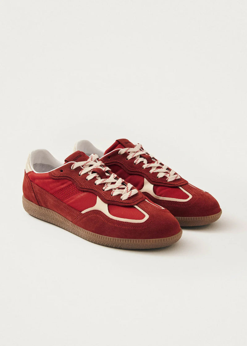 Alohas Tb.490 Rife Sheen Red Leather Sneakers