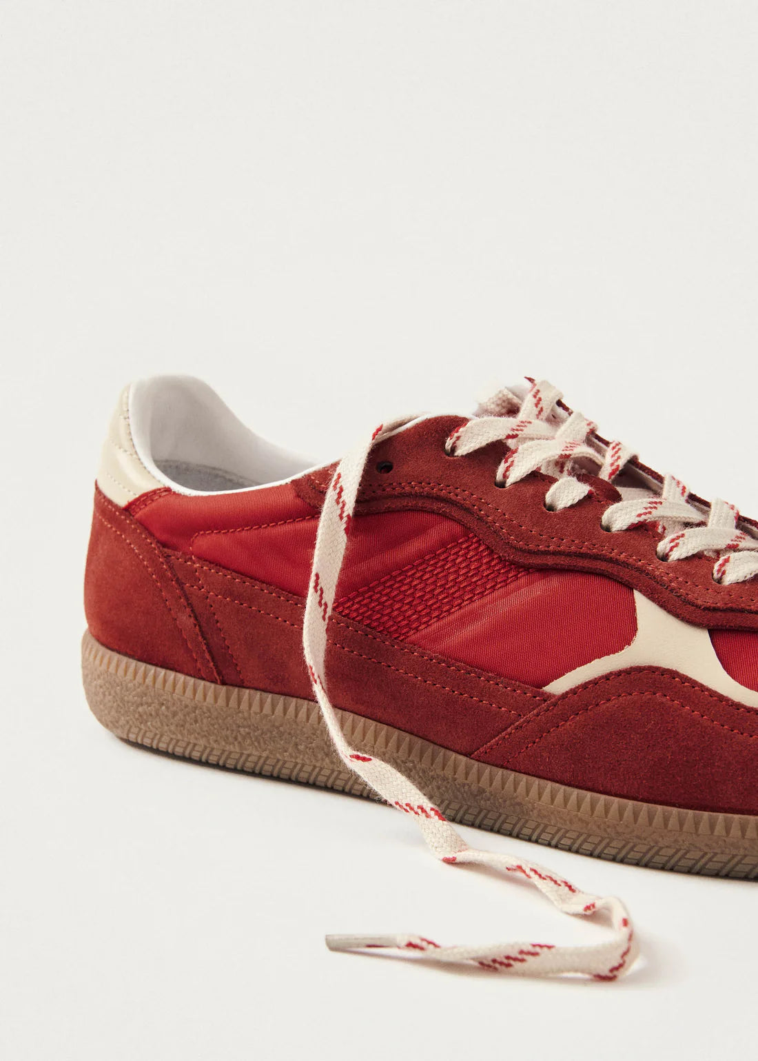 Alohas Tb.490 Rife Sheen Red Leather Sneakers