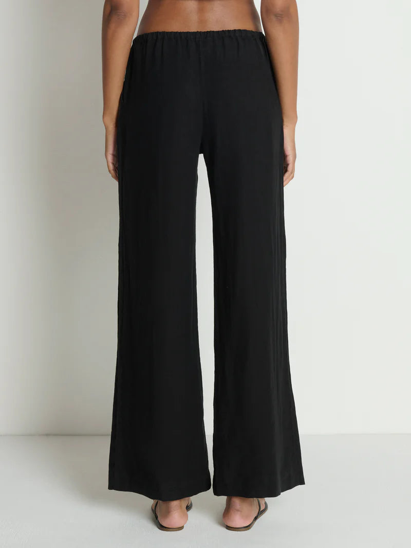 Nation LA Elwood Pant in Jet Black