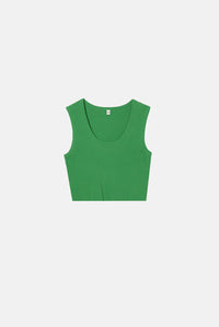 Elwood MALIBU CROP TANK Vintage Green