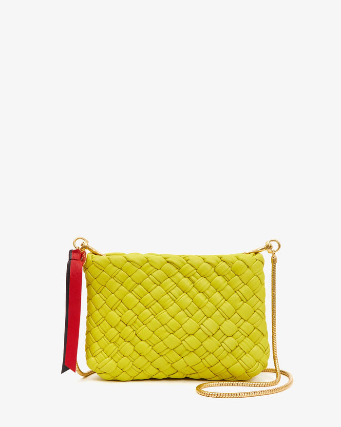 Clare V. Estelle Chartreuse Puffy Woven