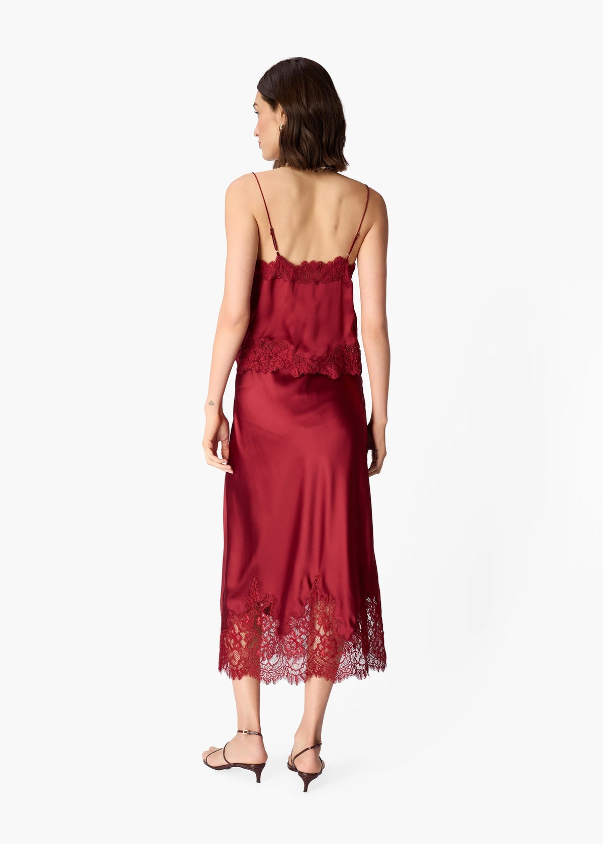 CAMI NYC MALENA SILK CAMISOLE COMPOTE BUTTERY SOFT SILK