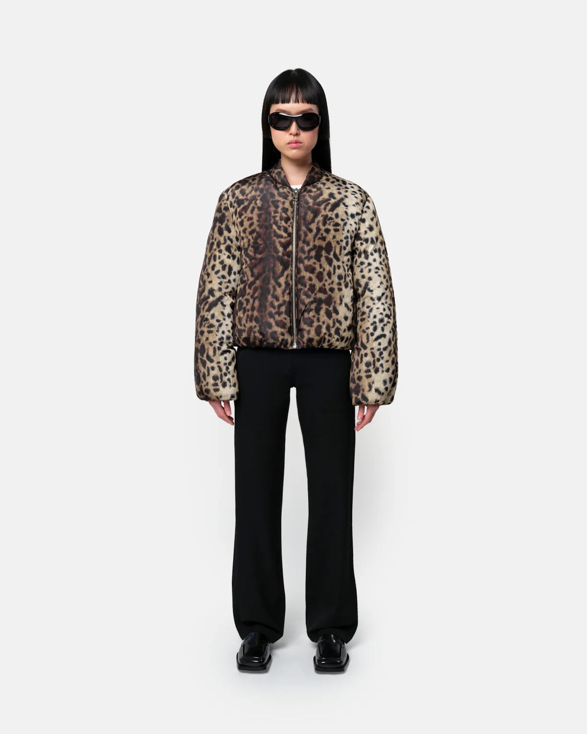 APPARIS LENI BOMBER JACKET Leopard Padded bomber