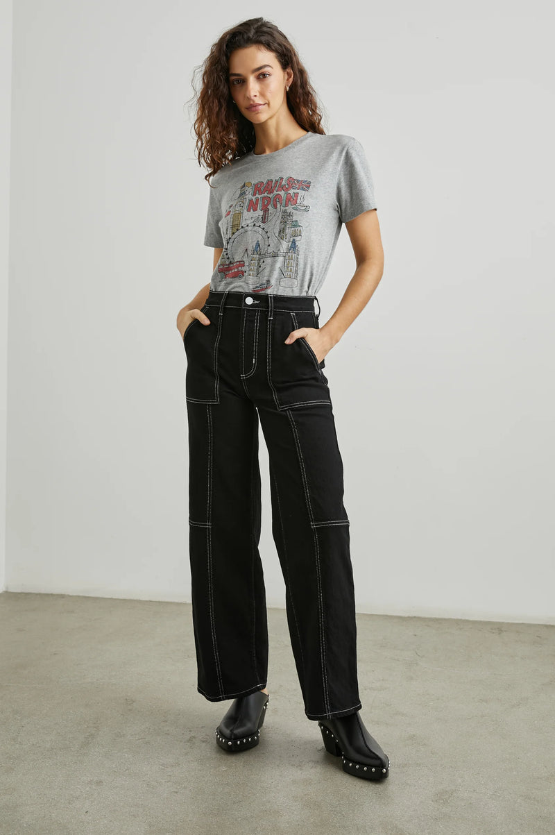 Rails Getty Crop Utility Wide Leg Orca