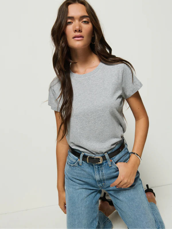 Nation Ltd Goldie Tee Heather Grey