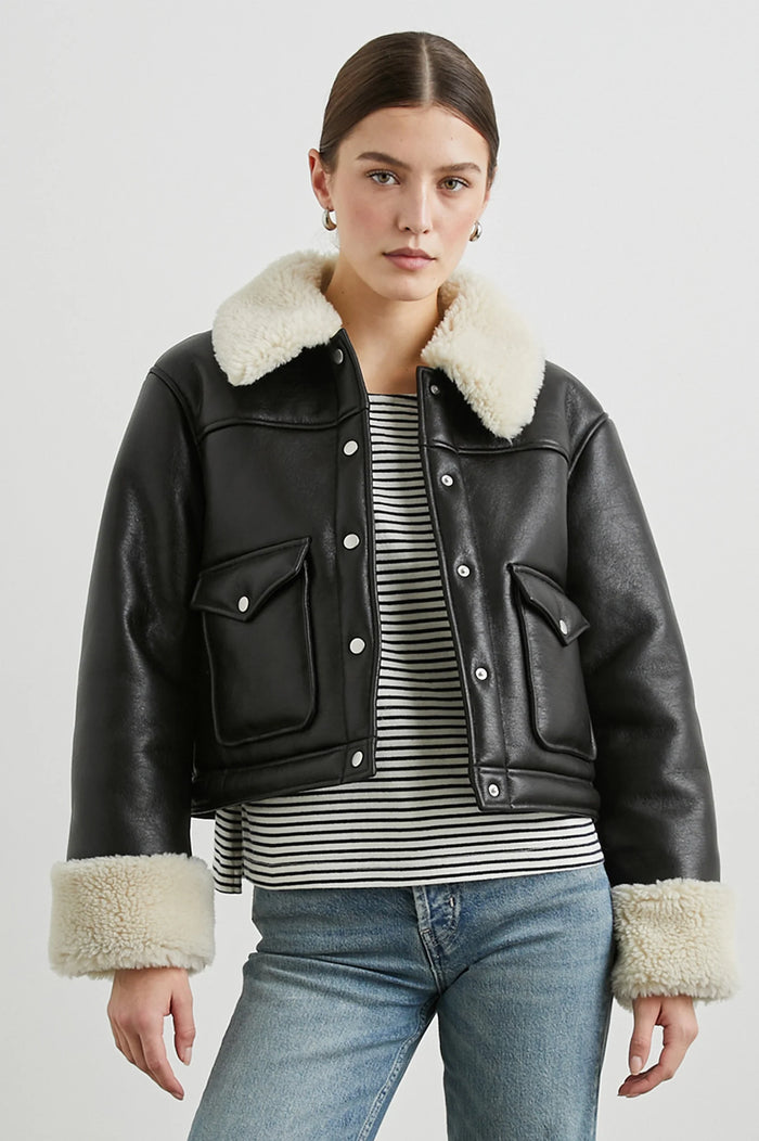 Rails Imani Jacket Black Ivory