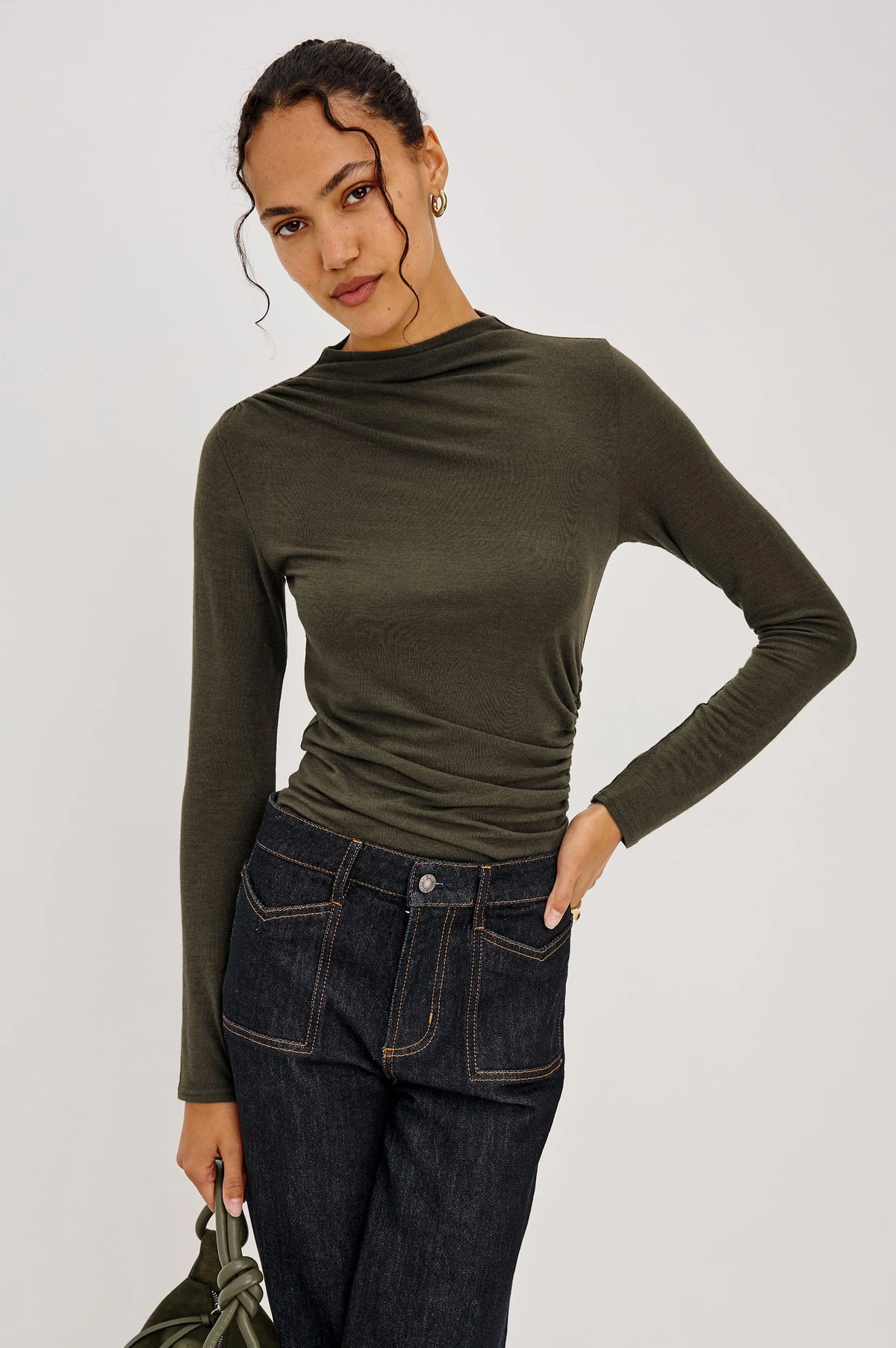 Rails Joelle Top Heather Olive