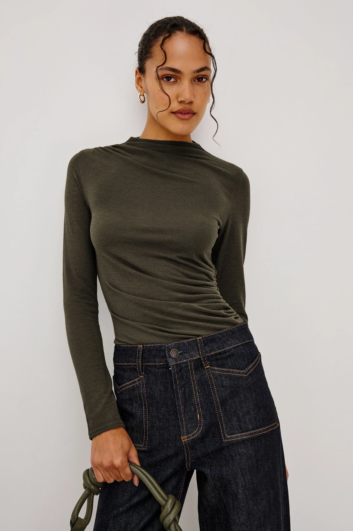 Rails Joelle Top Heather Olive