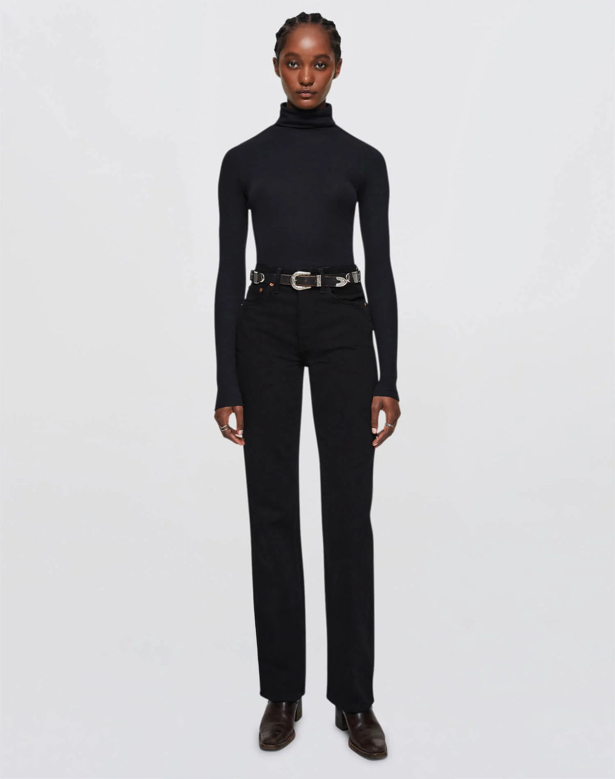 Re/Done 90S HIGH RISE LOOSE Black