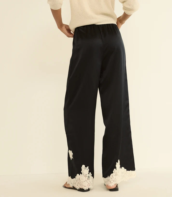 Doen LAVON PANT IN BLACK WITH CANDLELIGHT LACE