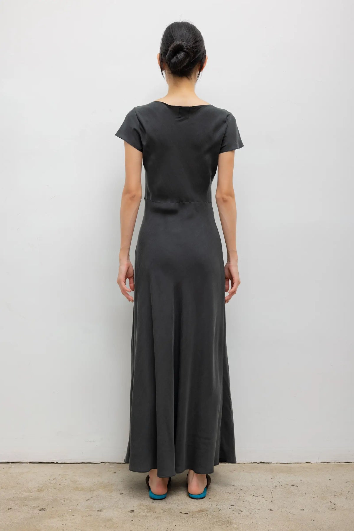 Leset Kim Bias Dress Slate