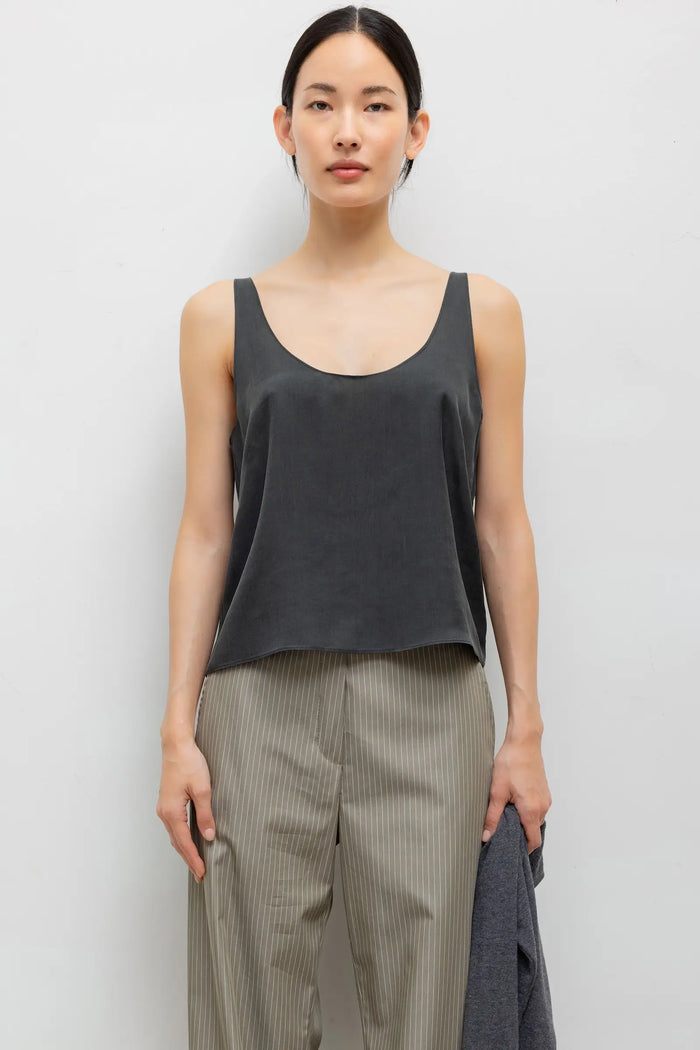 Leset Kim Scoop Tank Slate
