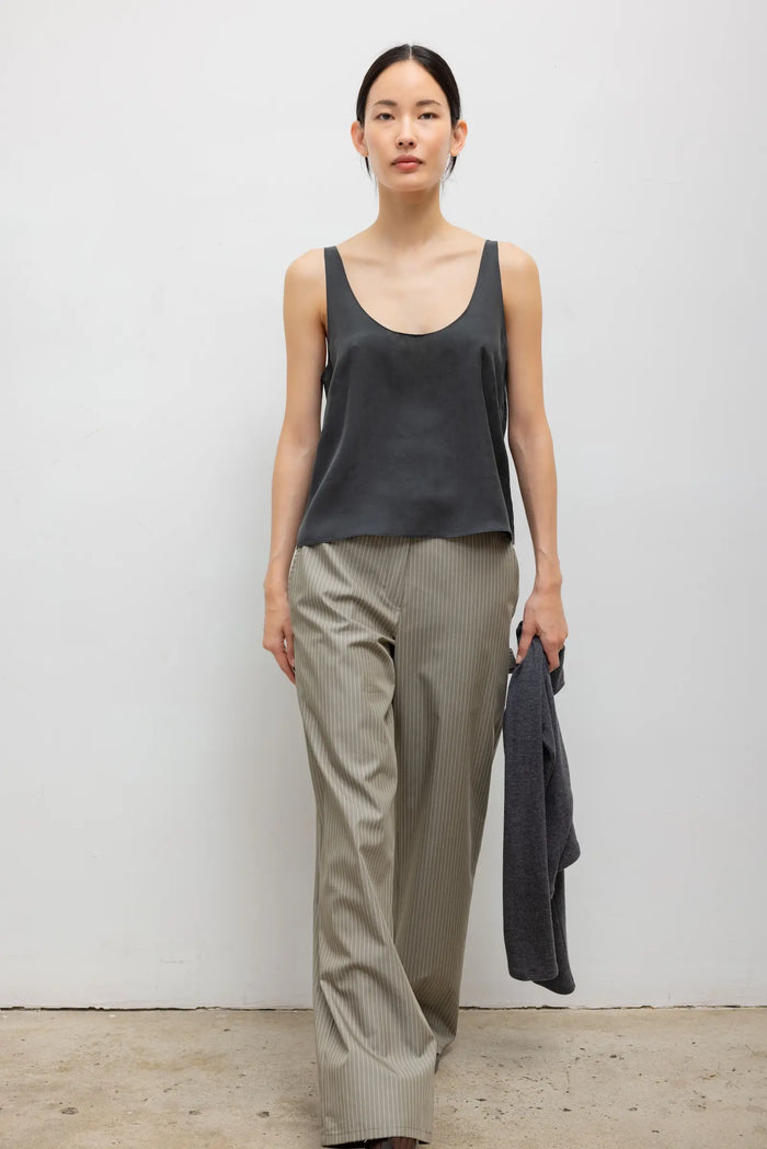 Leset Kim Scoop Tank Slate