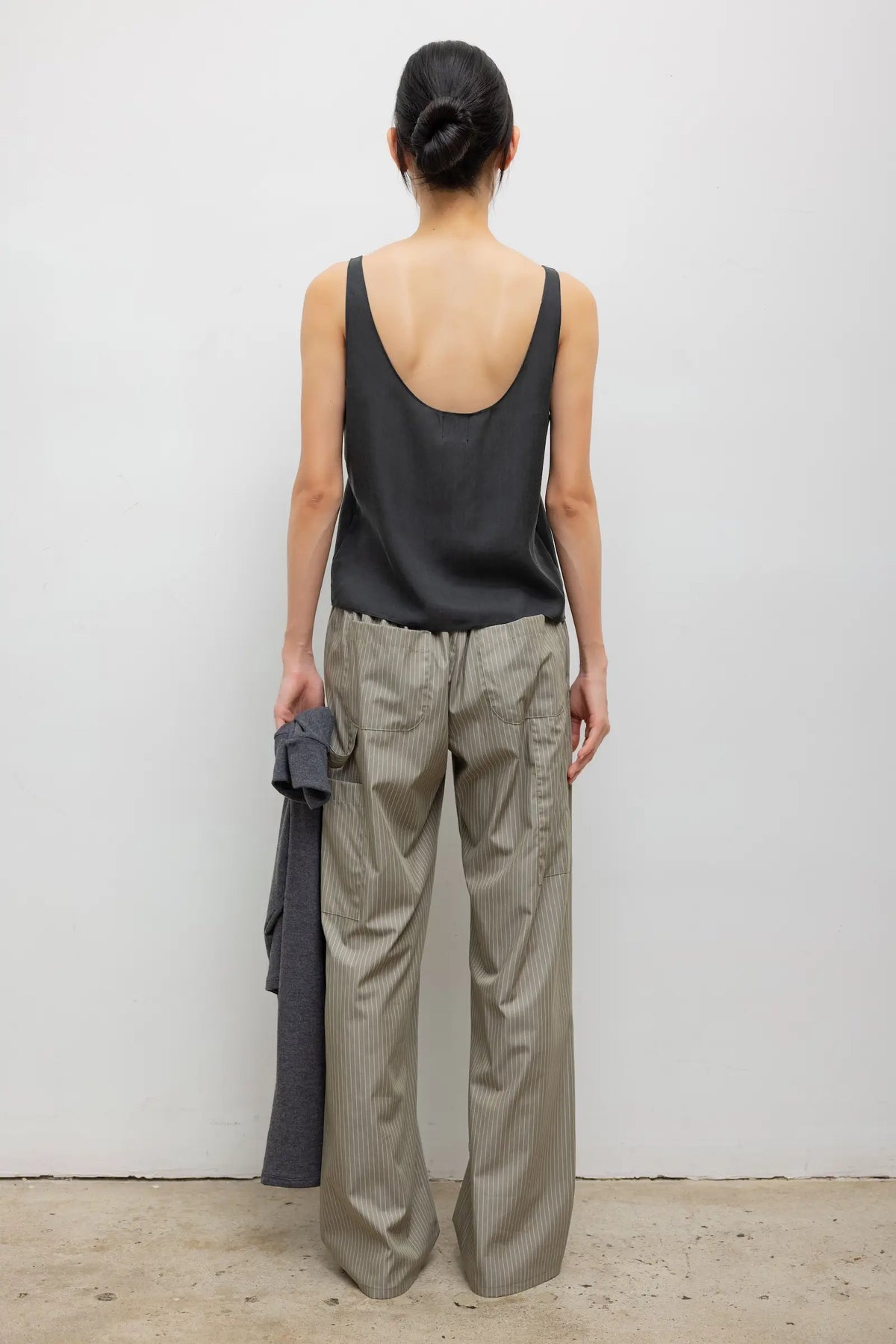 Leset Kim Scoop Tank Slate